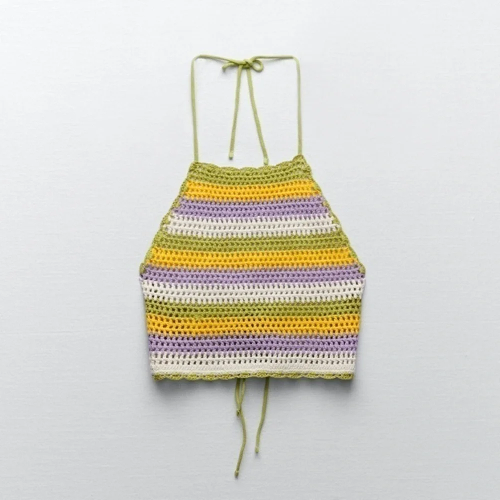 Zara • crochet cropped top - Picture 4 of 10